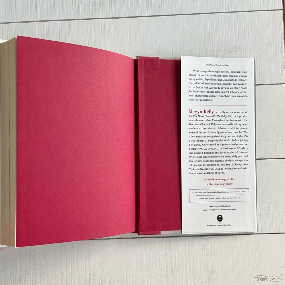 Megyn Kelly Settle For More - Fox News Anchor/ Journalist Hardcover Book - Picture 11 of 12